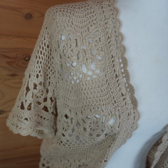 Dress Barn Tan Knit Cardigan Top‎ Size Large Petite - Picture 2 of 7